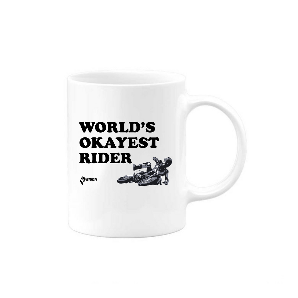 
                      
                        Bison World's Okayest Rider Mug
                      
                    