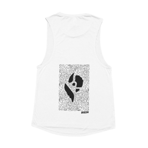 Open image in slideshow, Bison Abstracked Women&#39;s Tank Top
