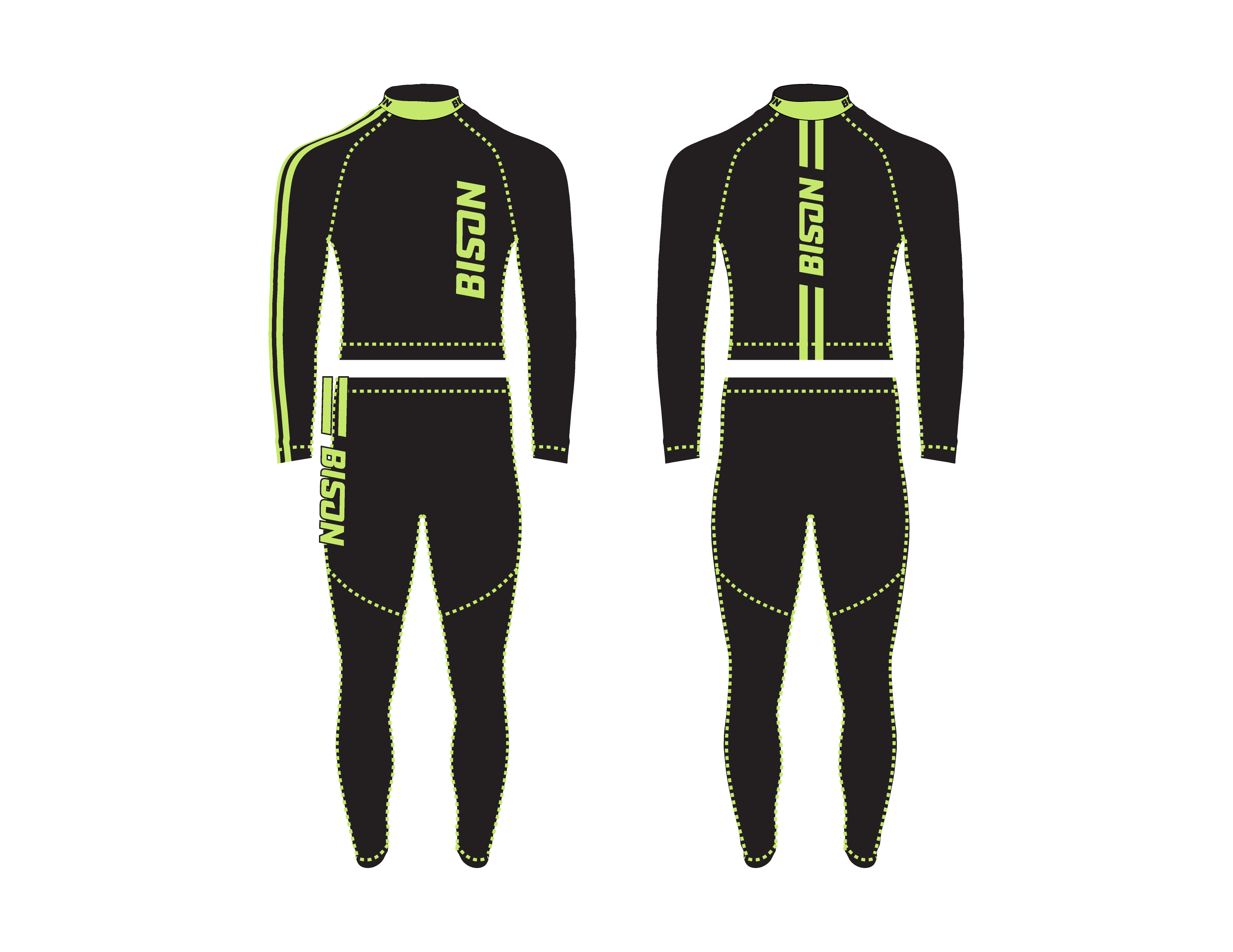 Bison Bright Future Colorway Motorcycle Racing Undersuits Bison Bright Future Colorway Motorcycle Racing Undersuits