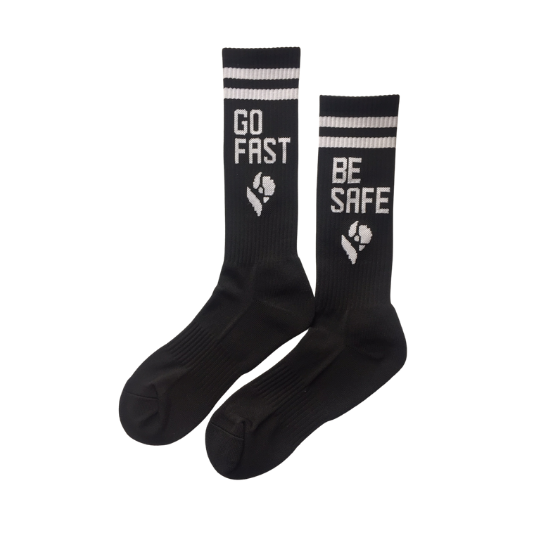 Bison Go Fast, Be Safe Socks