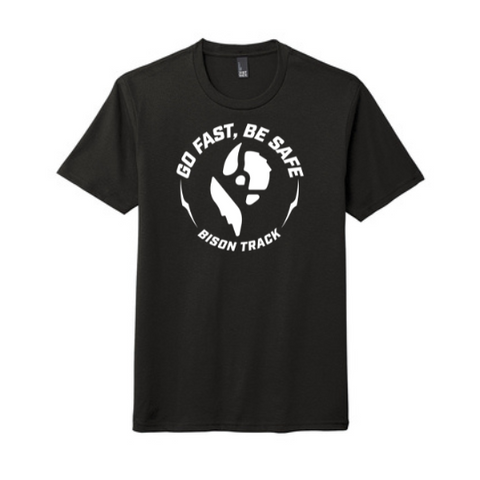 Bison Go Fast, Be Safe Circle T-Shirt