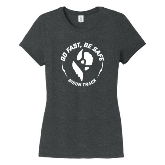 Bison Go Fast, Be Safe Circle Women's T-Shirt