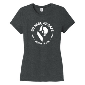 Open image in slideshow, Bison Go Fast, Be Safe Circle Women&#39;s T-Shirt
