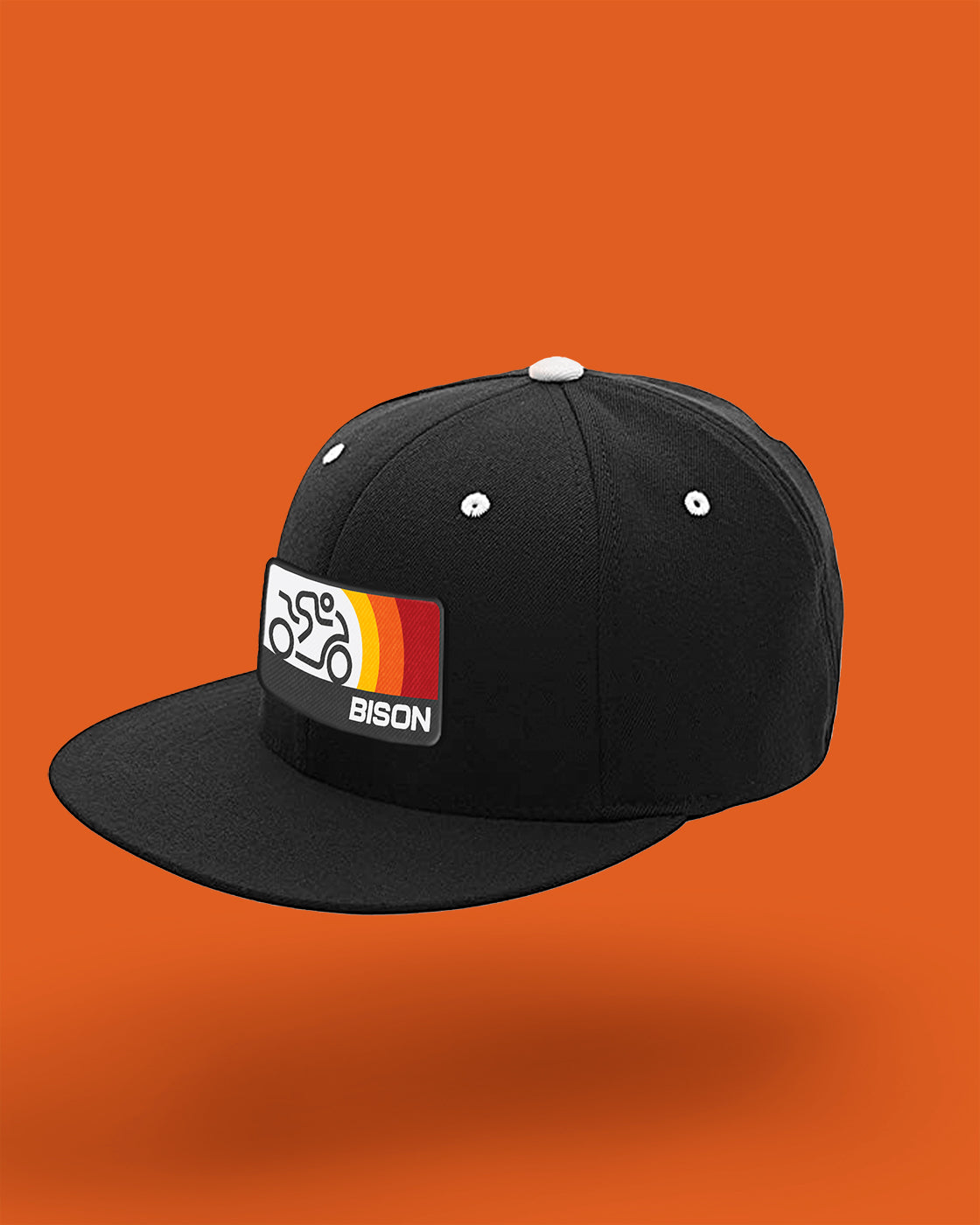 Bison Sonic Flat Bill, Fitted Hat