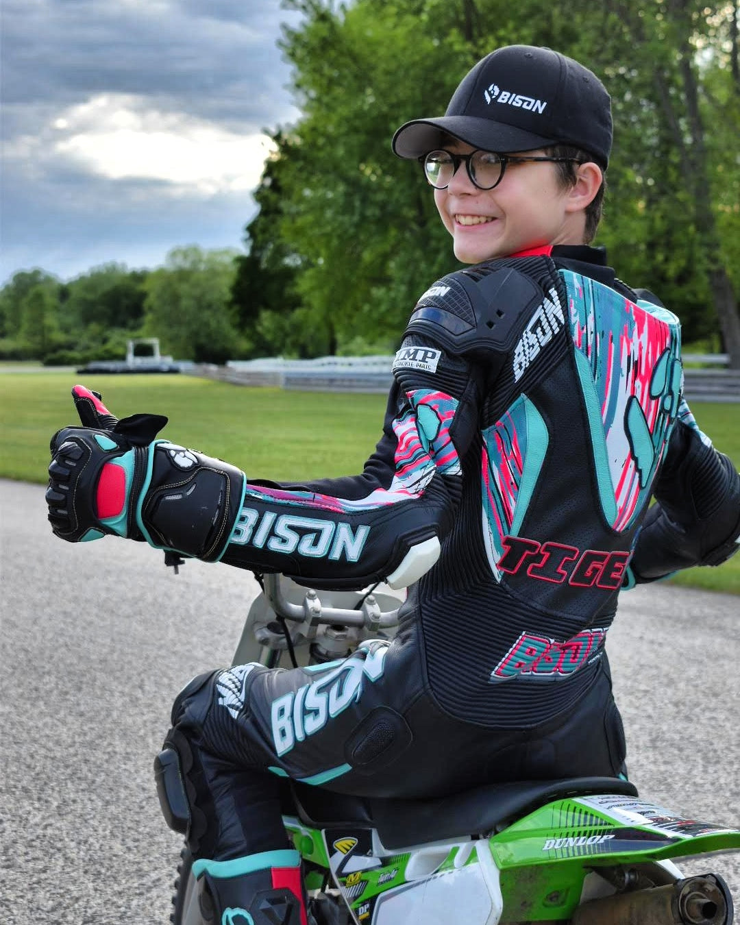 Bison Thor.1 Youth Custom Motorcycle Racing Suit