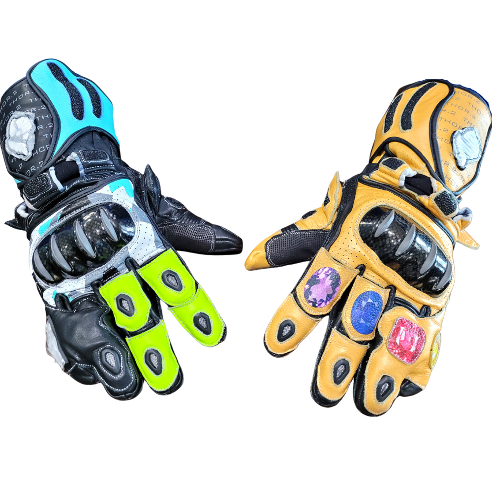 Bison Thor.2 Custom Motorcycle Racing Gloves