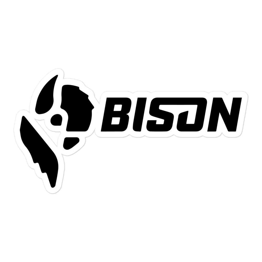 Bison Logo Stickers