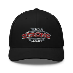 Open image in slideshow, Triple Strong Racing Trucker Cap
