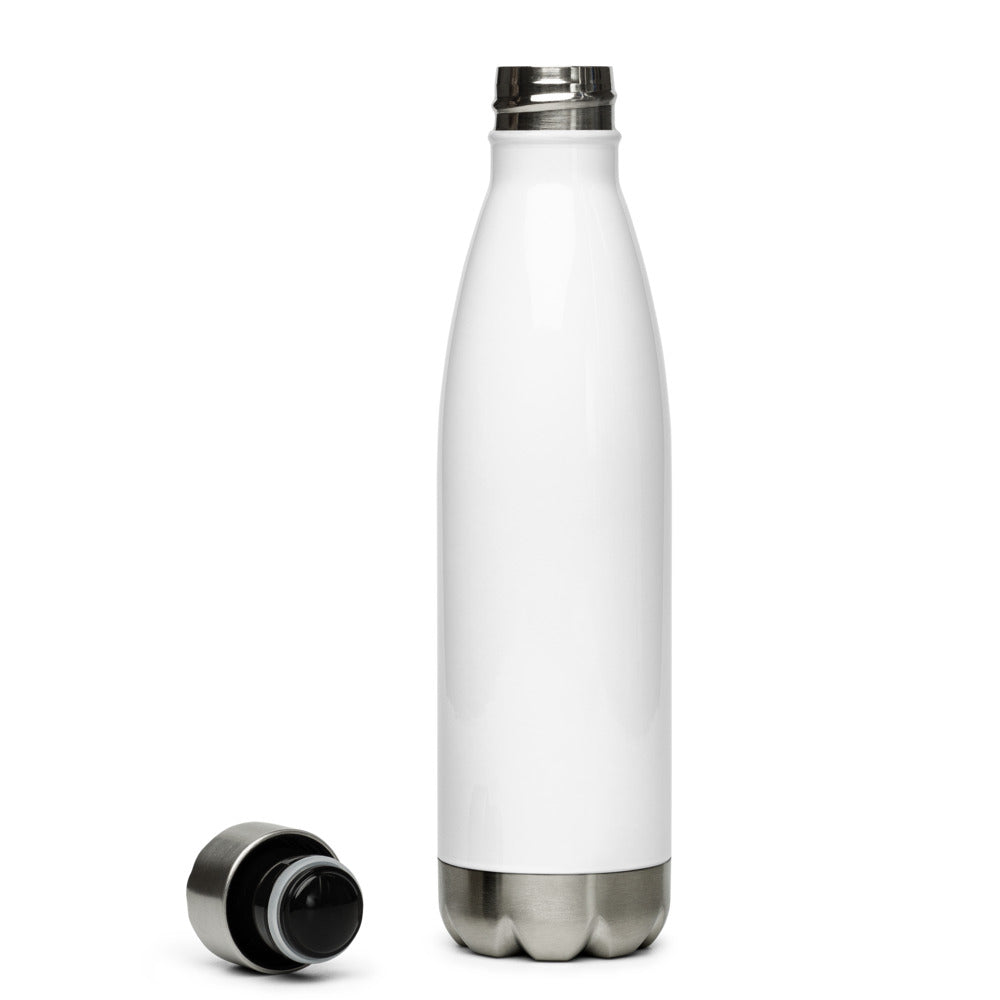 Bison Go Fast, Be Safe Stripes Stainless Steel Water Bottle