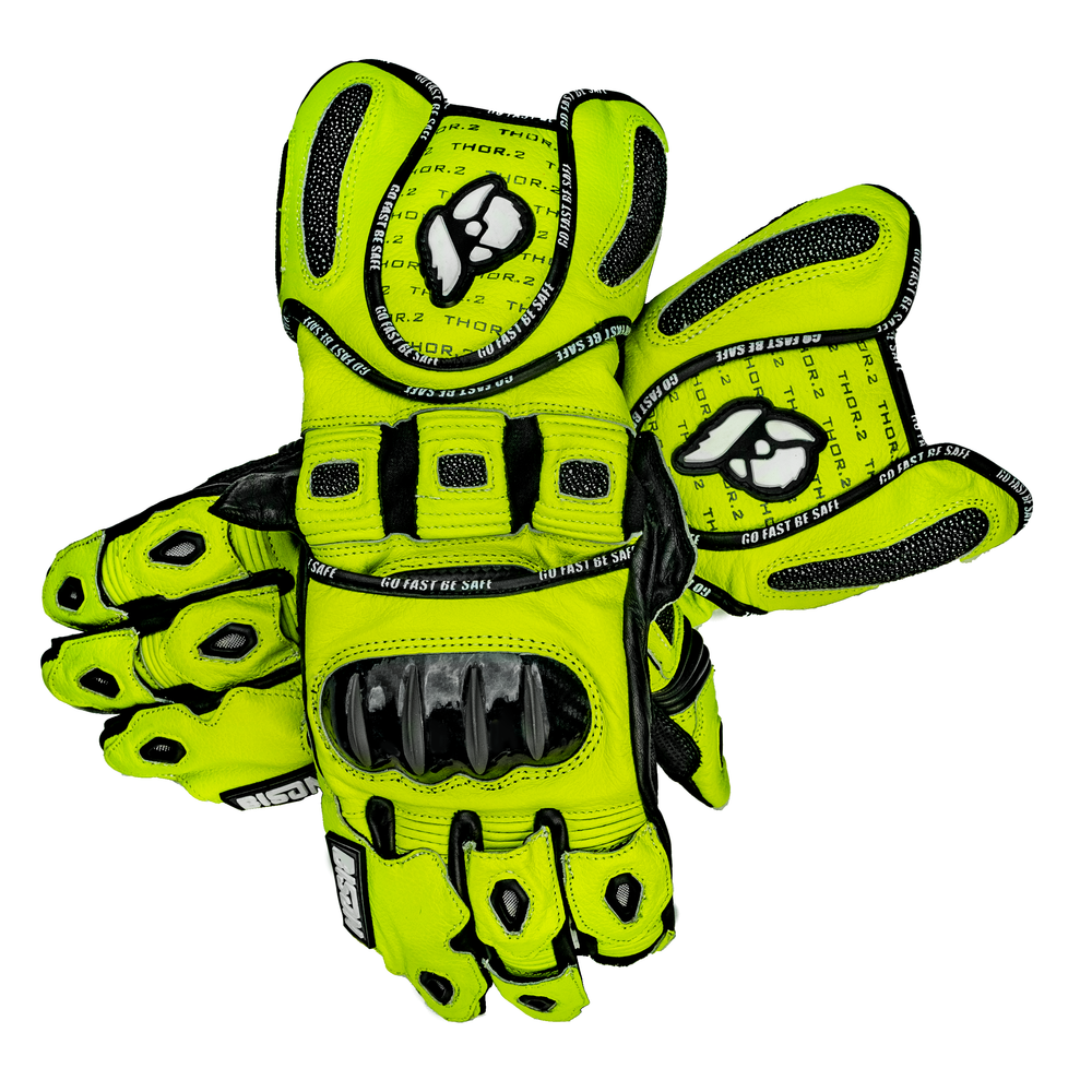 
                      
                        Bison Bright Future Colorway Motorcycle Thor.2 Racing Gloves
                      
                    