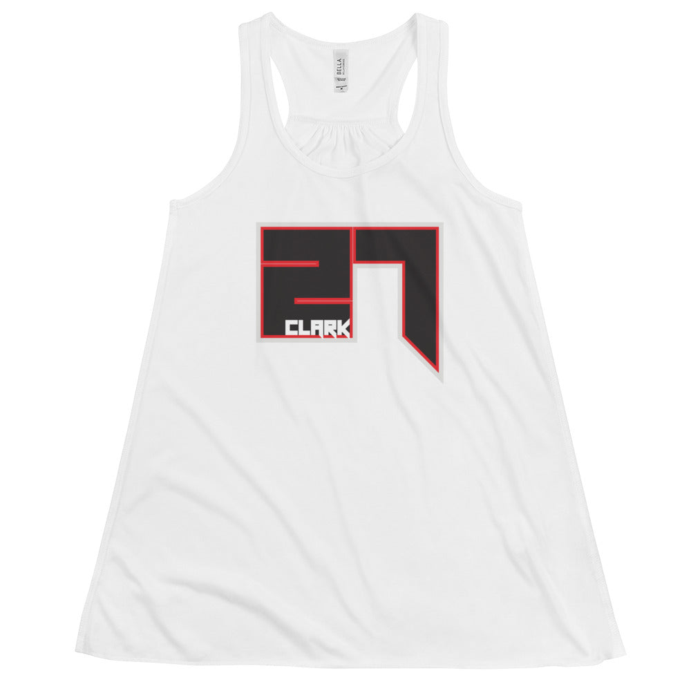 Chris Clark Women's Flowy Racerback Tank